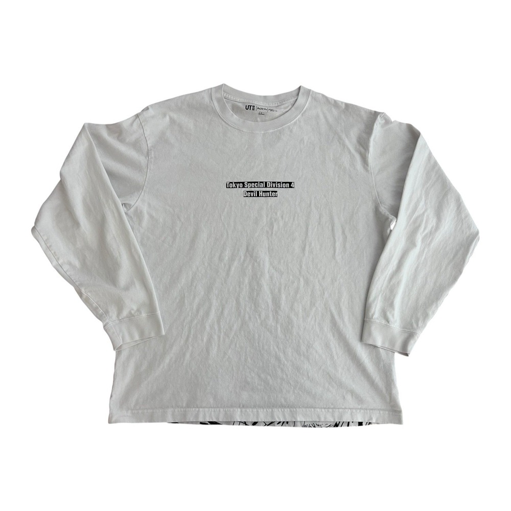 Chainsaw Man DEVIL HUNTERS T-shirt Uniqlo UT L size
